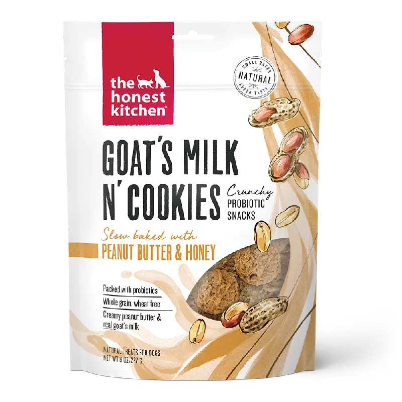 The Honest Kitchen Goats Milk N' Cookies Peanut Butter & Honey Treats For Dogs