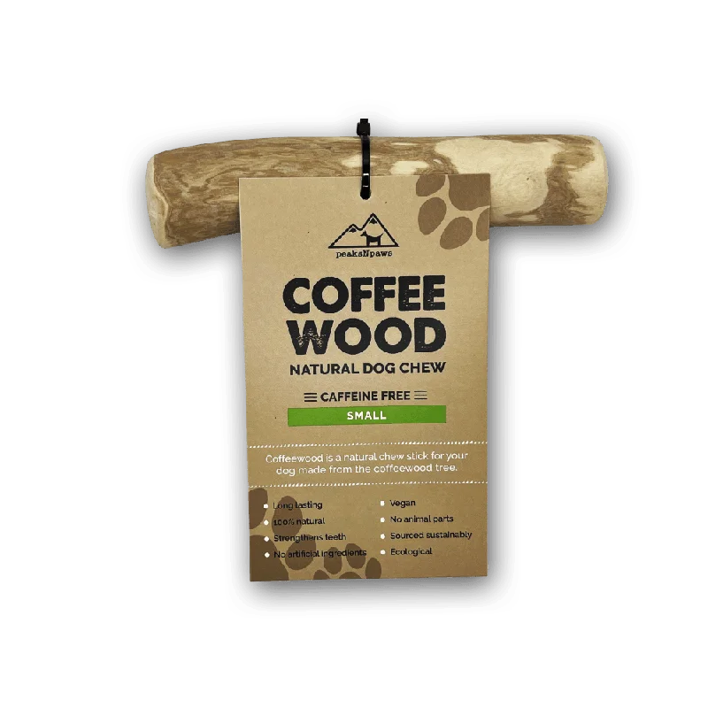 Peaks N Paws Coffee Wood Dog Chew for Dogs  - Small