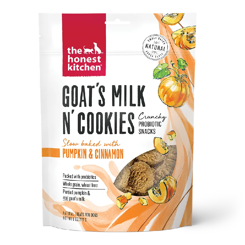 The Honest Kitchen Goats Milk N' Cookies Pumpkin & Cinnamon Treats For Dogs