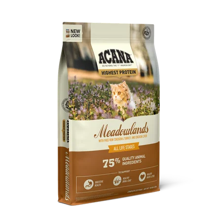    - Cat food for immune system support  ACANA Highest Protein Meadowlands Recipe Dry Cat Food