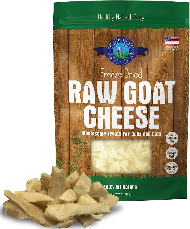 Shepherd Boy Farms Freeze-Dried Raw Goat Cheese For Dogs and Cats