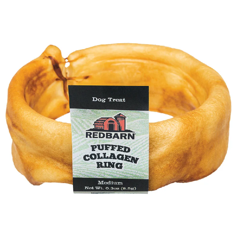 Redbarn Puffed Collagen Ring Dog Chew, .3oz