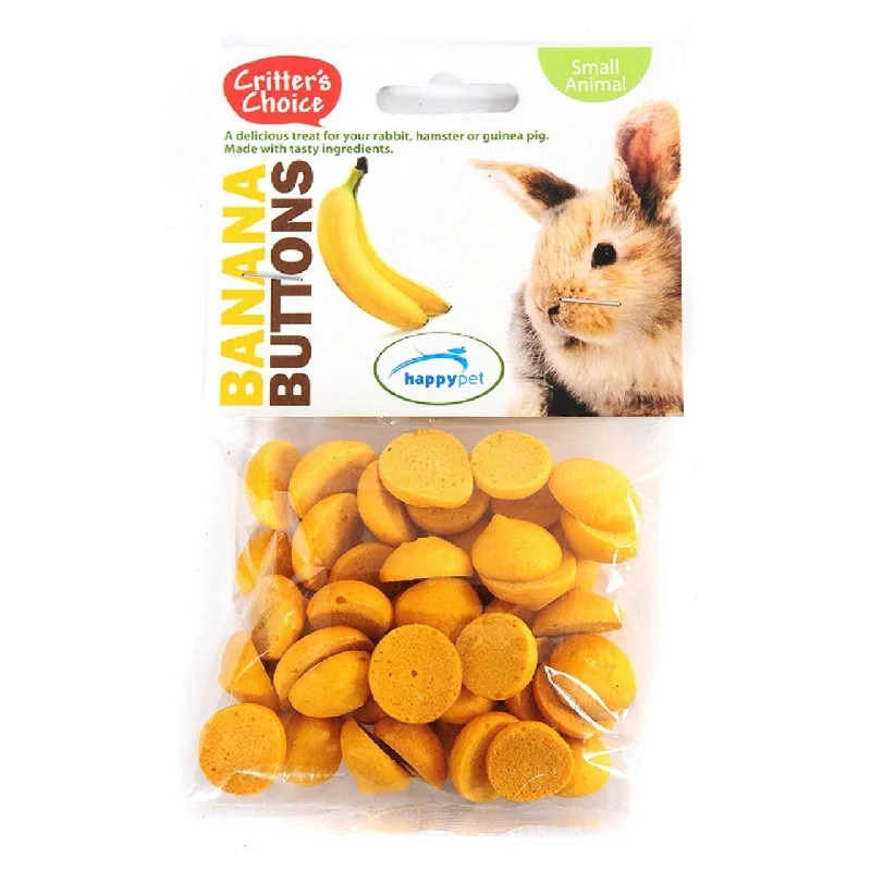 - Tear stain dog foodCritter's Choice Banana Buttons Small Animal Treats 40g